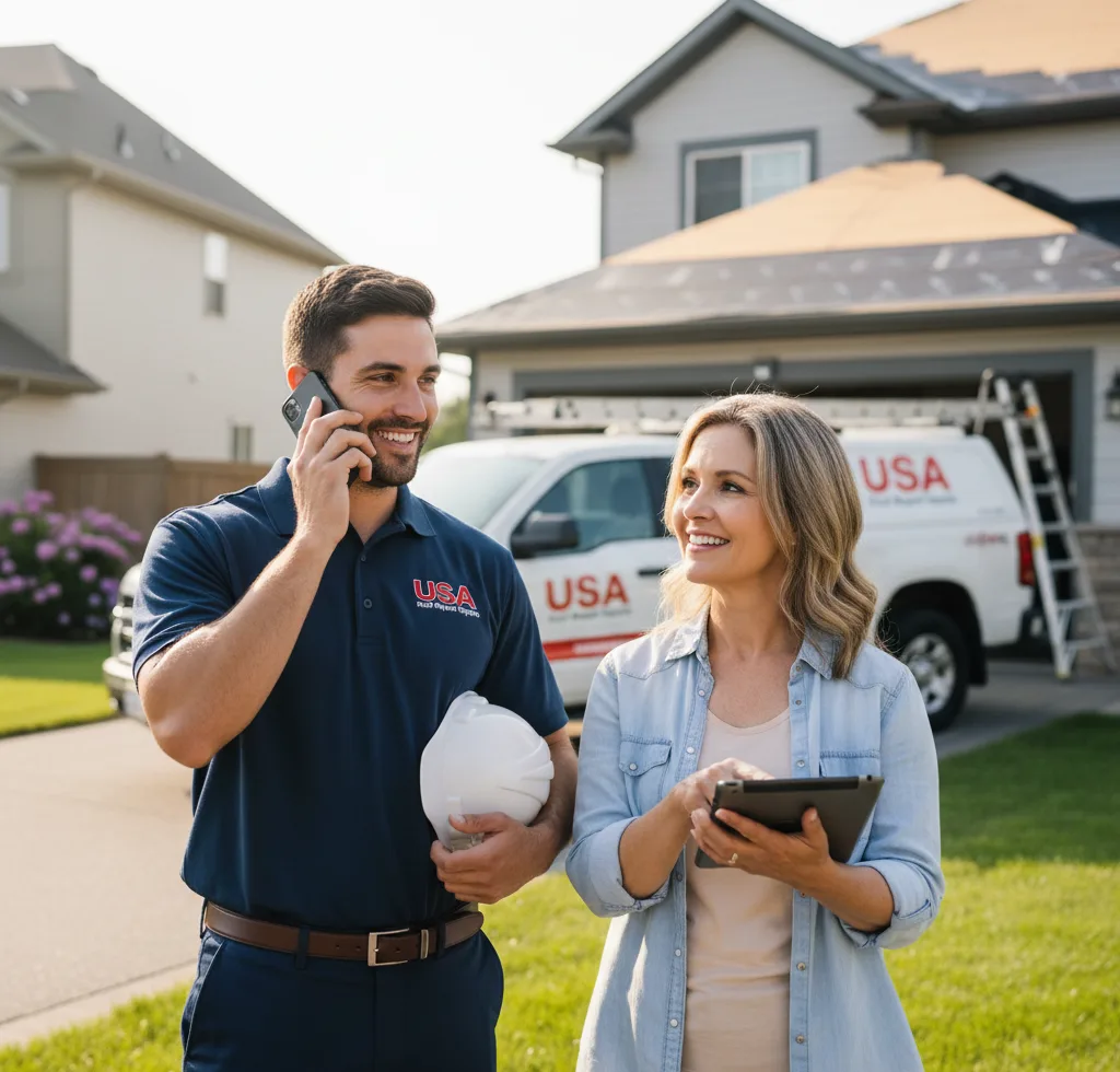 USA Roof Repair Experts customer support in Colfax